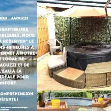 Le Spacieux Jacuzzi & Terrasse Parking 10min بيت للعطل أونفلور